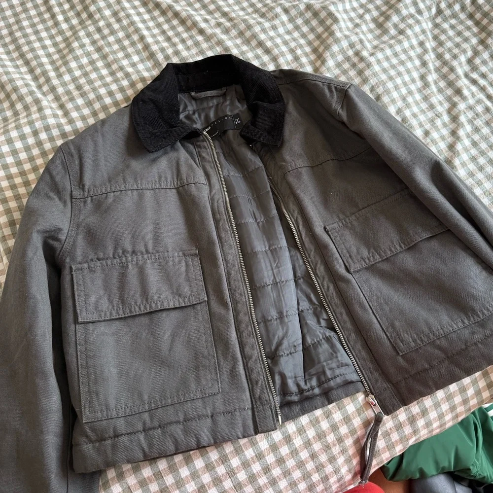 ASOS Gray Utility Jacket - Picture 2 of 4